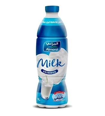 كرتونه لبن خالي الدسم 1 لتر المراعي 12 عبوه