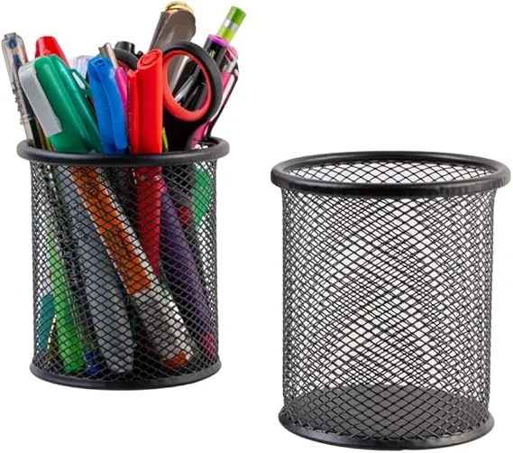 حامل اقلام معدن شبك