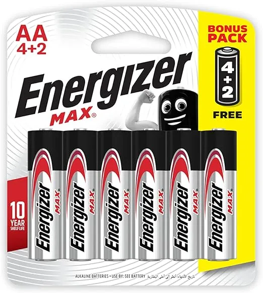 انرجايزر بطارية قلوية ايه ايه من ماكس