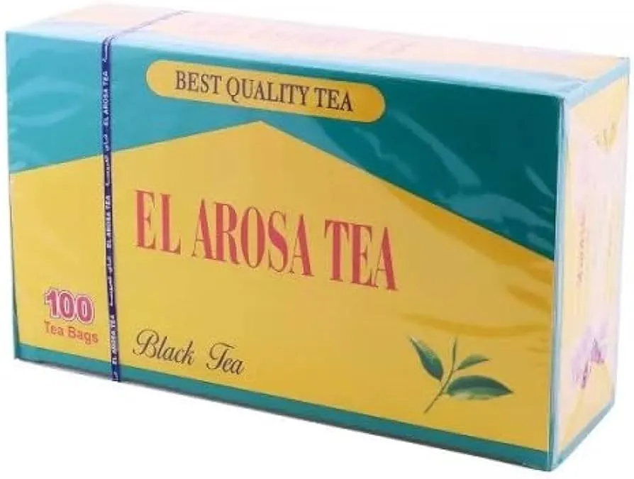 شاي العروسه معبا عبوه 100 فتله عبوه خضراء