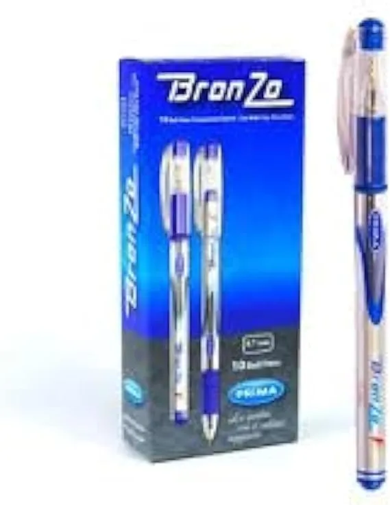 علبه اقلام بريما برونز ازرق