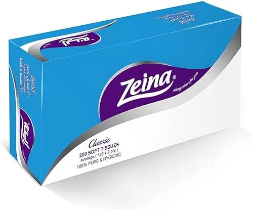 كرتونة مناديل زينة علب كرتون 200 منديل