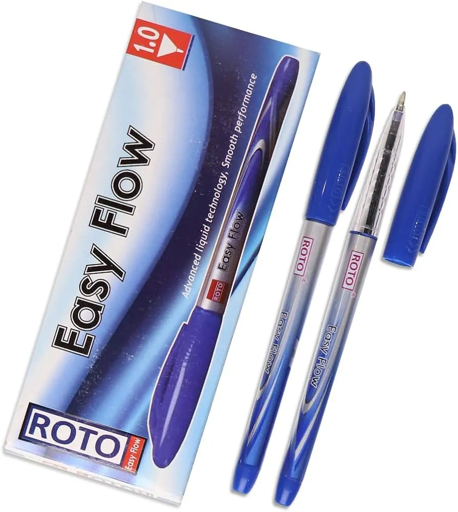 قلم روتو ايزي فلو 12 قطعة ازرق