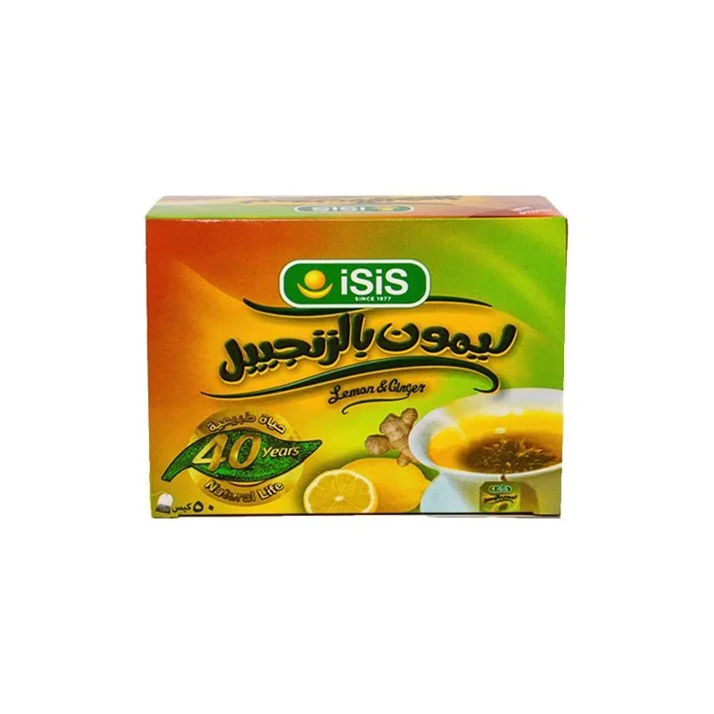 ليمون بالجنزبيل من ايزيس عبوه 50 فتله