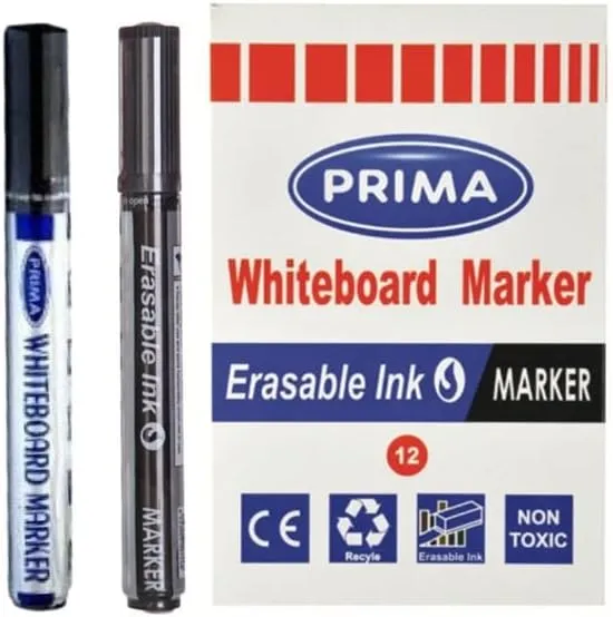 12 قلم ماركر وايت بورد بريما