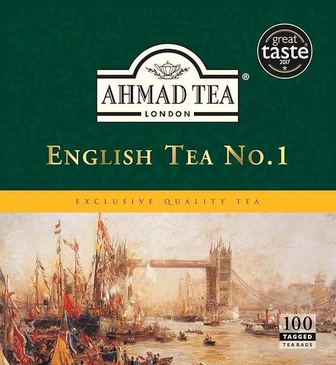 شاي إنجليزي أحمد تي عبوة واحدة، 100كيس